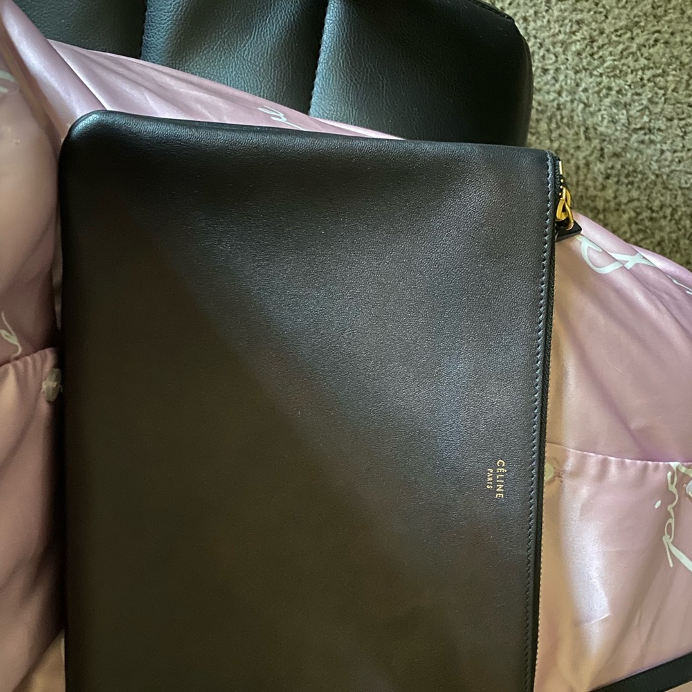 Authentic Celine medium trio crossbody bag